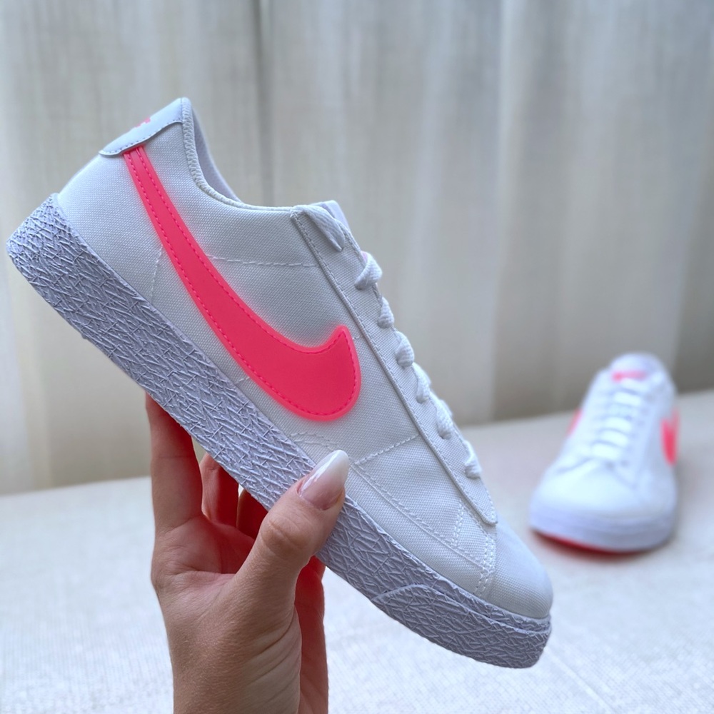 Nike Blazer Low Pop White Racer Rush Pink Sneaker